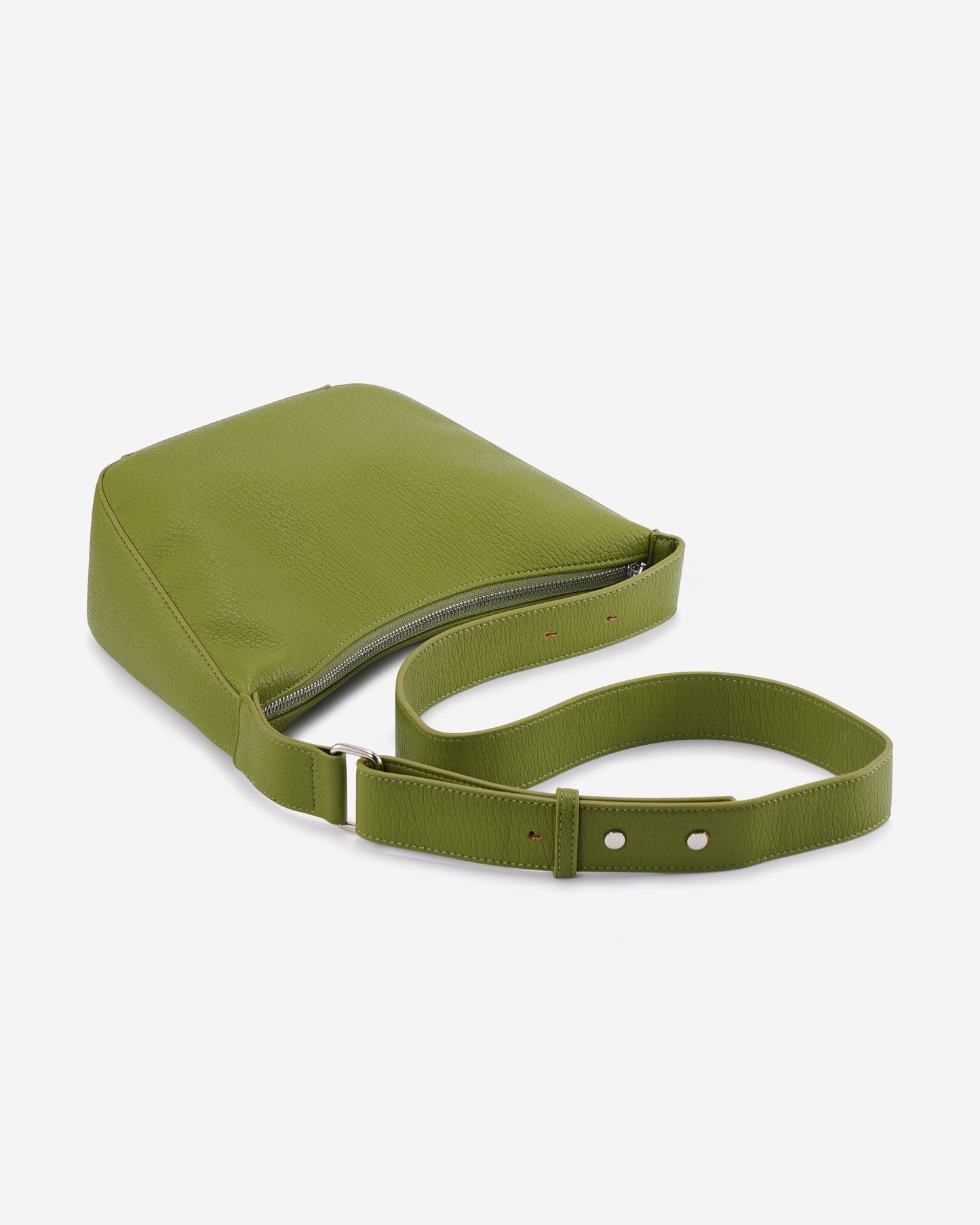 Dulcet Project Women's Retro Zipper Sholder Crossbody Bag-Green/Black