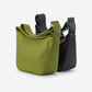 Dulcet Project Women's Retro Zipper Sholder Crossbody Bag-Green/Black