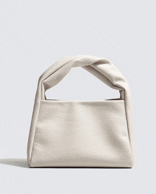Dulcet Project Women's Mini Tote Hand Bag -White