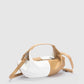 Dulcet Project Women Minimalist Style Handle Bag Small Crossbody Bag-Beige