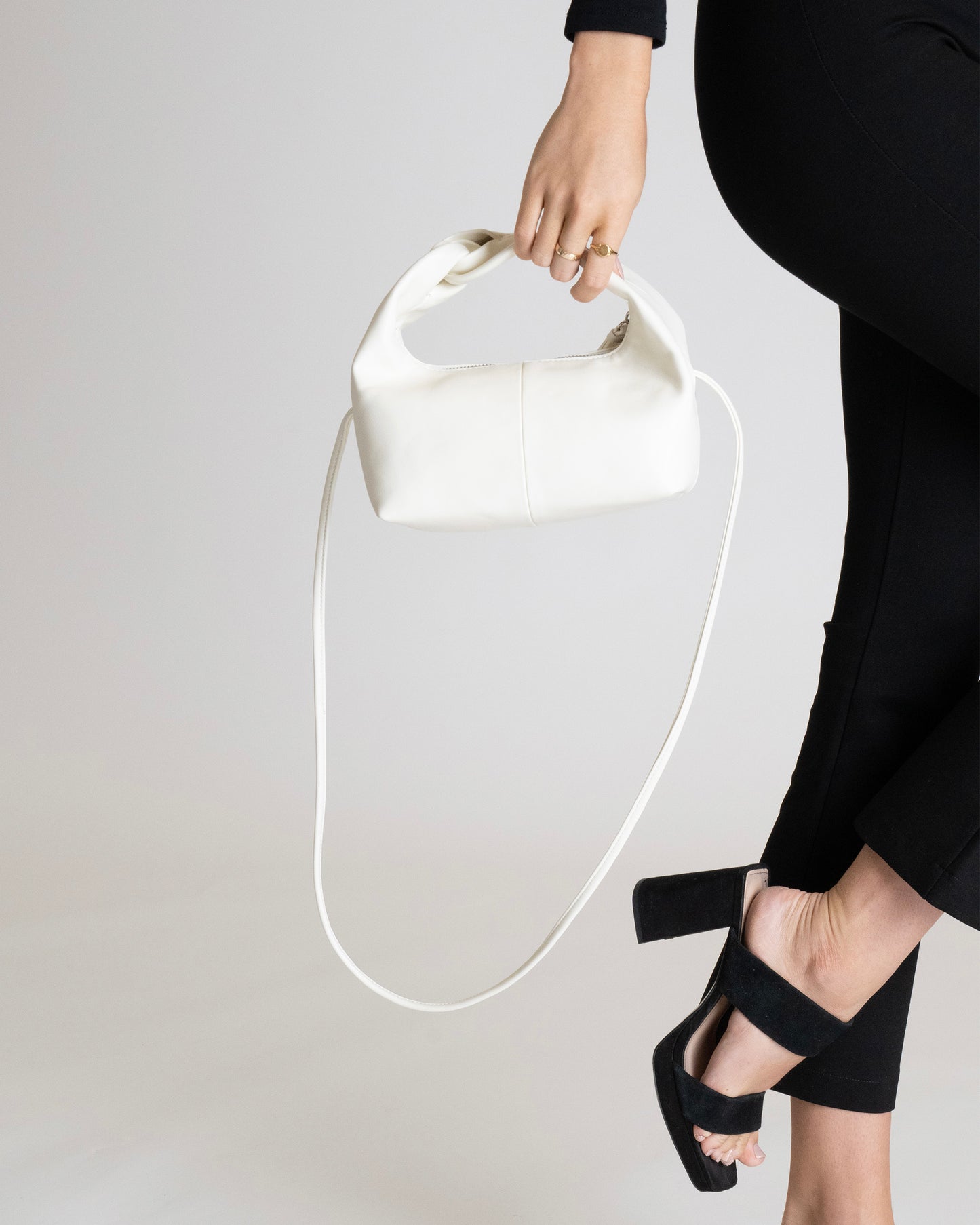 Dulcet Project Women's Handle Bag Crossbody Bag - White